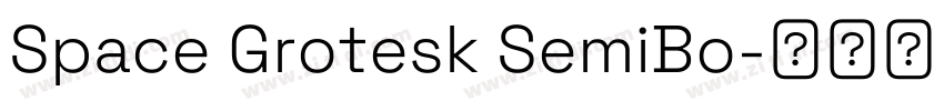 Space Grotesk SemiBo字体转换